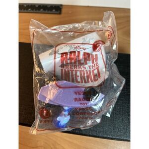 Ralph Breaks the Internet Mcdonalds Happy Meal Toy YESSS Racer